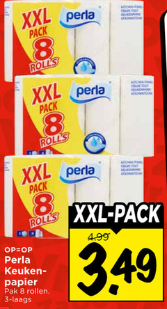  perla keukenpapier 3 8 xxl pack rolls keuken papier pak rollen bitch fout out 