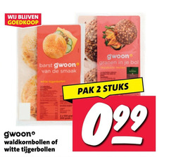  broodjes 2 gwoon barst waldkornbollen witte tijgerbollen granen bol pak stuks 