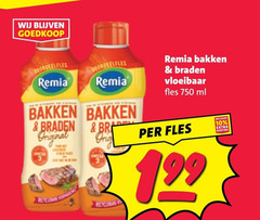  remia olie en vetten 3 10 750 bakken braden vloeibaar fles ml orginal mega 
