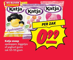  katja snoep zak apekoppen biggetjes yoghurt gums 