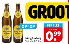  konig ludwig witbier weissbier hell fles liter 