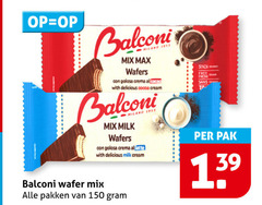  balconi koeken 150 1953 milano mix wafers crema cacao with cocoa cream milk senza free from sans co pak wafer pakken 