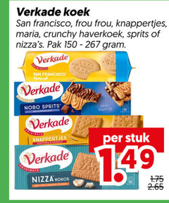 klik op dit plaatje voor een vergroting en voor vergelijkbare aanbiedingen gerelateerd aan
verkade biscuit 150 koek san francisco frou knappertjes maria crunchy sprits pak natural nobo nizza kokos league suiker stuk verkade biscuit 150 koek san francisco frou knappertjes maria crunchy sprits pak natural nobo nizza kokos league suiker stuk