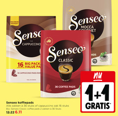  douwe egberts senseo koffiepads 1 2 16 36 coffee nouveau sense cappuccino big pack pads selected taste classic responsible common naturally good nou nat zakken stuks zak 