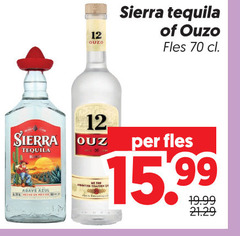  sierra ouzo tequila 12 fles agave azul 