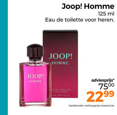  joop eau de toilette homme ml heren natural spray oz 
