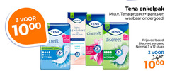  tena lady incontinentieverband 3 12 1000 enkelpak protect pants wasbaar ondergoed with zone dry lights sensitive skin care design discreet 12uur lang droog 3x inlegkruisjes ultra mini uur normal verband stuks 10 