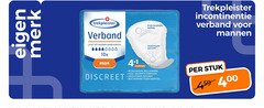  400 trekpleister incontinentie verband mannen merk licht medium urineverlies 10x man discreet technologie huidvriendelijke toplaag anatomische pasvorm bescherming hoog absorptievermogen geurtjes stuk 