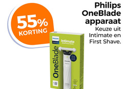  philips elektrisch scheerapparaat 55 intimate skinprotect blade oneblade apparaat shave ii 