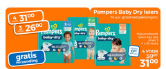  pampers luiers 3 4 5 26 35 3100 baby dry verzending stop ultra protection schutz protect bescherming luier size maat stuks 