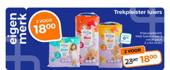  trekpleister huismerk luiers 2 3 64 1800 2390 merk junior maxi skinprotect midi luier maat pack stuks 