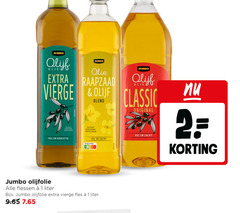  jumbo huismerk olijfolie 1 2 olie vierge olijf blend koude toepassingen warme nutri score zacht classic original be flessen liter fles 
