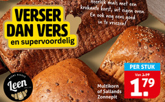  brood verser vers krokante korst oven vriezen warme bakker multikorn sallands zonnepit stuk 