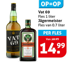 klik op dit plaatje voor een vergroting en voor vergelijkbare aanbiedingen gerelateerd aan
vat 69 jagermeister kruidenbitter whisky 1 99 scotch fles liter vat 69 jagermeister kruidenbitter whisky 1 99 scotch fles liter