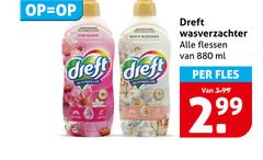  dreft wasverzachter adoucissant pink bloom white blossoms ultimate care flessen ml fles 5.99 2 99 