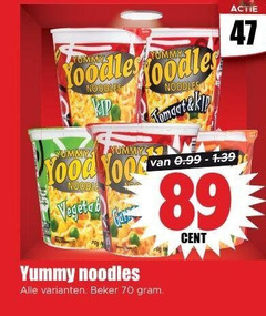  yummy yoodles noodles noodle beker cent 