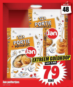  jan poffertjes 12 28 48 tafel 12x zak stuks trek 3 extreem cent 