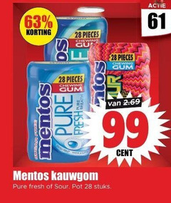 klik op dit plaatje voor een vergroting en voor vergelijkbare aanbiedingen gerelateerd aan
mentos kauwgom 28 99 pieces fresh chewing gum sour pot stuks cent mentos kauwgom 28 99 pieces fresh chewing gum sour pot stuks cent