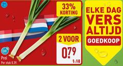 klik op dit plaatje voor een vergroting en voor vergelijkbare aanbiedingen gerelateerd aan
prei 2 33 to planet proof mm stuk dag vers prei 2 33 to planet proof mm stuk dag vers