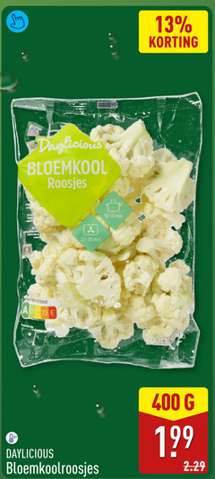  bloemkool 13 400 roosjes nutri score min bloemkoolroosjes 