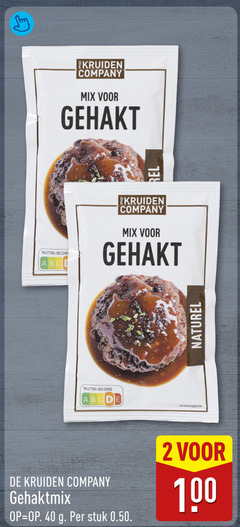  kruiden 2 40 100 company mix gehakt nutri naturel score serveersuggestie gehaktmix stuk 