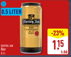 hertog jan blikjes bier liter natuurzuiver traditioneel water granen hopsoorten gerard meesterbrouwer l gebouwen brabant 
