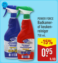  keukenreiniger badkamerreiniger 750 power force badkamer keuken reiniger ml nettoyant bain citroen cuisine lemon co 