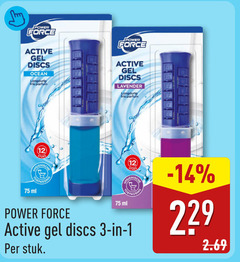  toiletblok 1 3 12 power force active gel discs ocean langdurig fris parfum lavender ml stuk 