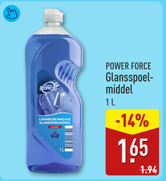  glansspoelmiddel force liquide classic power middel 
