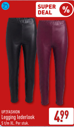  dameslegging legging lederlook xl stuk super deal 
