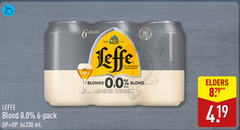  leffe alcoholvrij bier 6 100 blond 0.0 pack ml anno blonde belge abdijbier natural origin tout le avec des nuances vanille clou kruidnagel elders 