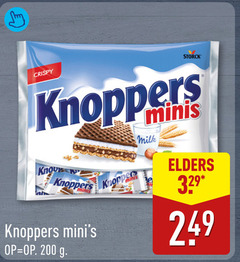  knoppers wafels 200 crispy storck minis milk elders 