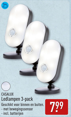  led lampen 3 ledlampen pack binnen buiten bewegingssensor batterijen 
