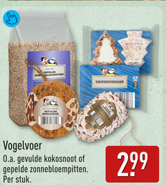  vogelvoer gepelde zon zonnebloempitten dennenboom gevulde kokosnoot stuk 