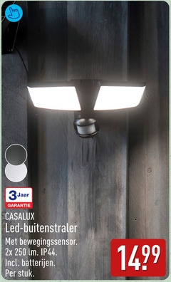  buitenlamp 3 250 jaar led buitenstraler bewegingssensor 2x lm batterijen stuk 