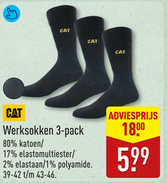  werksokken 1 2 3 17 80 1800 pack katoen elastaan polyamide 