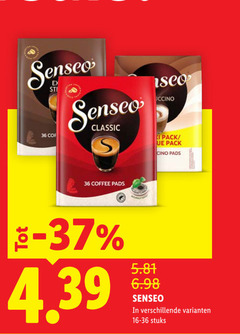  douwe egberts senseo koffiepads 36 classic coffee pads pack stuks 
