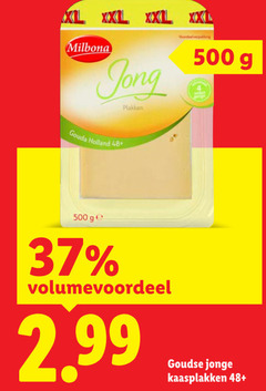  kaasplakken 500 xl xxl milbona jong gouda holland 48 ge volumevoordeel goudse jonge 