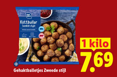  gehaktballetjes 1 25 150 chef select swedish style meals stijl kilo 