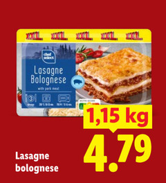  lasagne chef select bolognese with meat 1 15 