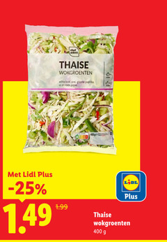  groentenpakket 400 chef select thaise wokgroenten witte kool prei groene paprika ui rode peper ge 