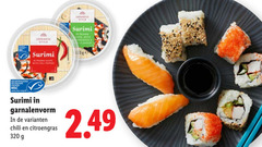  320 visserij japanese style surimi prawn shape with chili pepper hape b flavour 320gb citroengras 