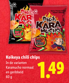  chips 60 spicy potato brand hot chilli mucho chili normaal geribbeld 