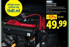  ultimate speed starthulp jumpstarter online lidl.nl l auto autostarthulp benzinemotoren 3 5 cilinderinhoud dieselmotoren 2 compressor luchtdruk bar powerbank 