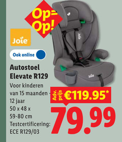  autokinderzitje 12 15 48 50 joie online autostoel elevate kinderen maanden jaar cm 