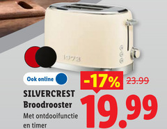  silvercrest broodrooster online ontdooifunctie timer 