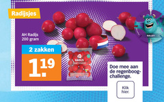  radijs 2 200 radijsjes zakken fan nature vitamine foliumzuur challenge klik sulley 
