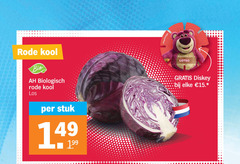  rode kool bio biologisch stuk lotso 