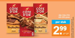  cote d or chocolade 1 18 40 1881 since bon bloc melk pralinee aandelen cashew 2x lait stuk lips wit productvarianten combineren 