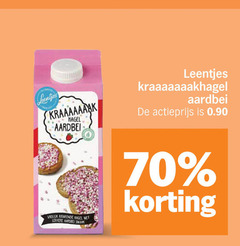  hagelslag hagel aardbei actieprijs krakende 